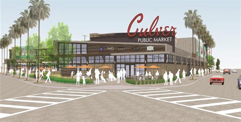 Culver Public Market Hall project rendering