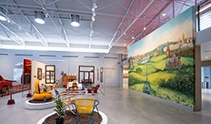 Part of an exhibit on display at the Wende Museum
