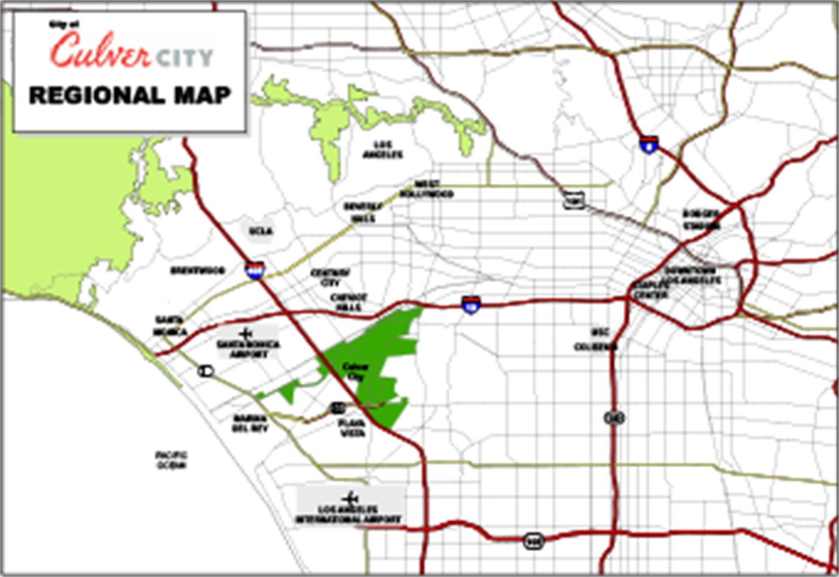 City Of Los Angeles Sewer Map City Maps - City Of Culver City