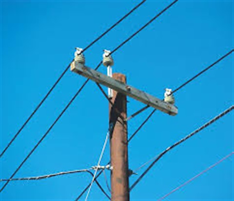 Photo of utility pole
