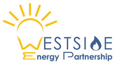 Logo for Westside Energy Partnership showing light bulb