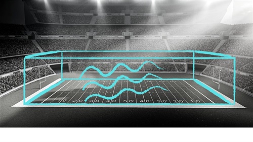 Football stadium field showing hand drawing of box filled with 99-ac-ft of water.jpg