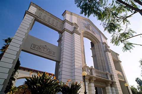 Facade of the original Culver City Hall