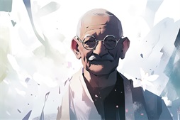 Painting of Mahatma Gandhi