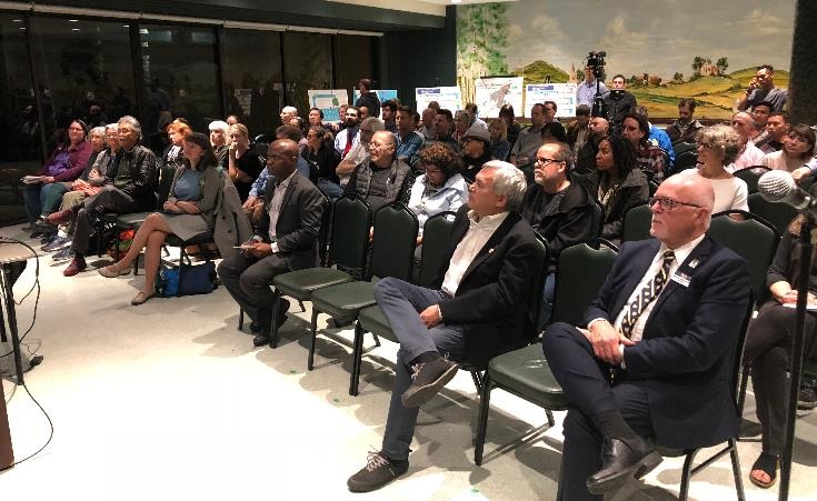 View of audience at 'How We Move' Speaker Series event on November 7, 2018.