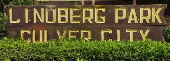 Lindberg Park Culver City Sign