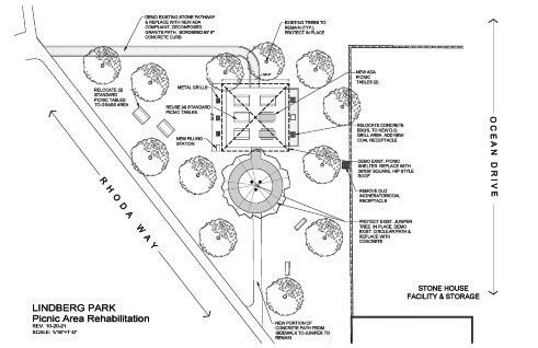 Lindberg Park Picnic Area Plan Diagram Preserving Juniper Tree
