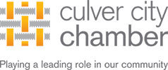 Logo for Culver City Chamber of Commerce - 'Playing a leading role in our community'