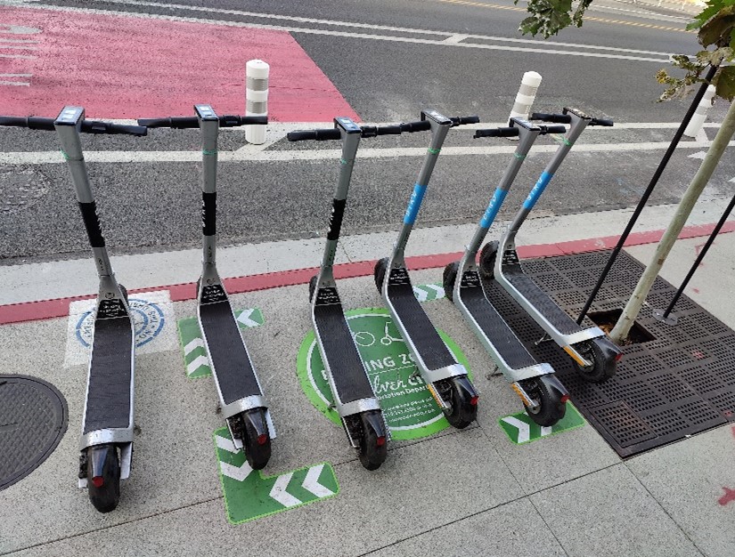 Correct Parking of Scooters